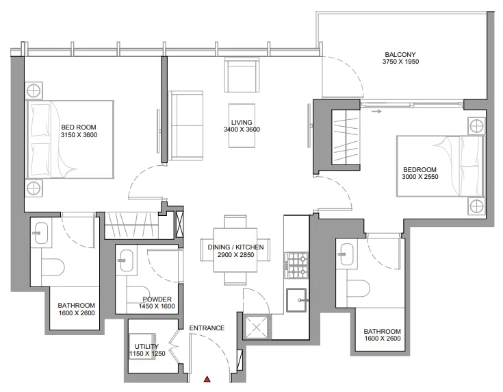 Sobha Sobha Aquamont floor plan