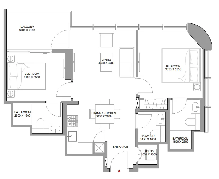 Sobha Sobha Aquamont floor plan