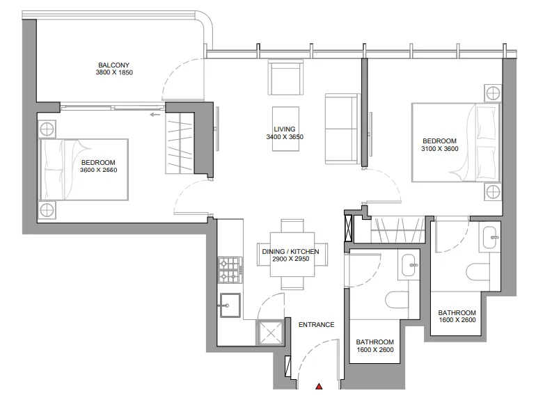 Sobha Sobha Aquamont floor plan