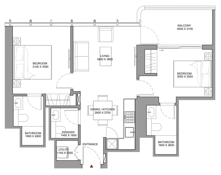 Sobha Sobha Aquamont floor plan