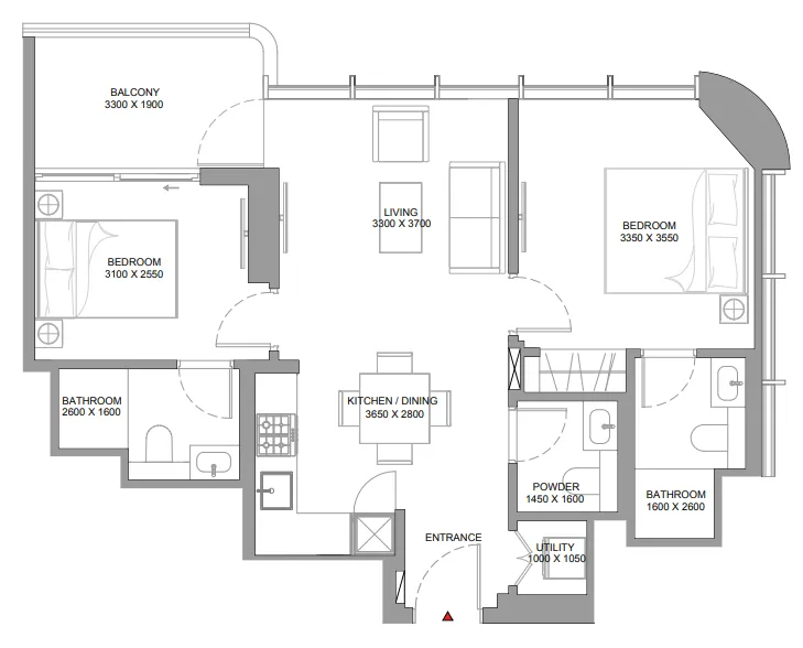 Sobha Sobha Aquamont floor plan