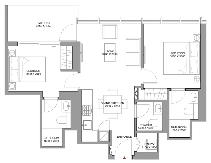 Sobha Sobha Aquamont floor plan