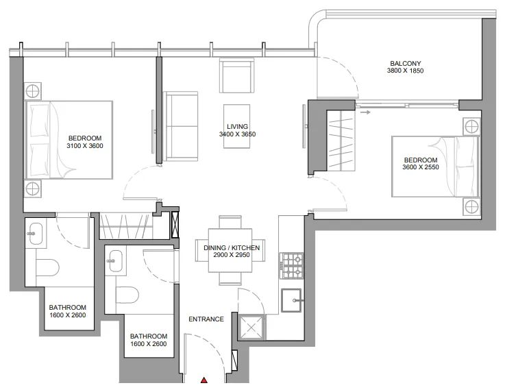 Sobha Sobha Aquamont floor plan
