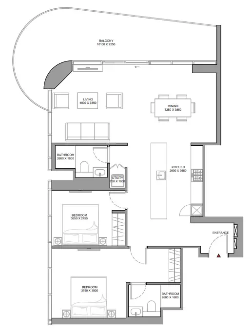 Sobha Sobha Aquamont floor plan