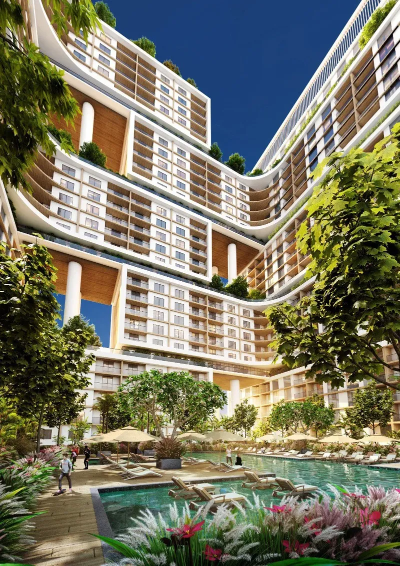 Exterior at Sobha One in Ras Al Khor Dubai