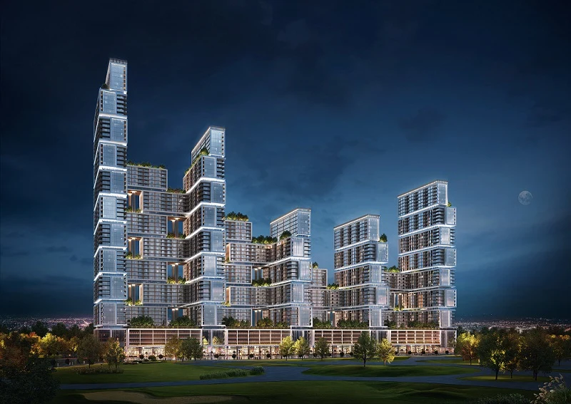 Exterior at Sobha One in Ras Al Khor Dubai