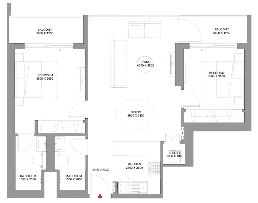 Sobha Sobha Orbis floor plan