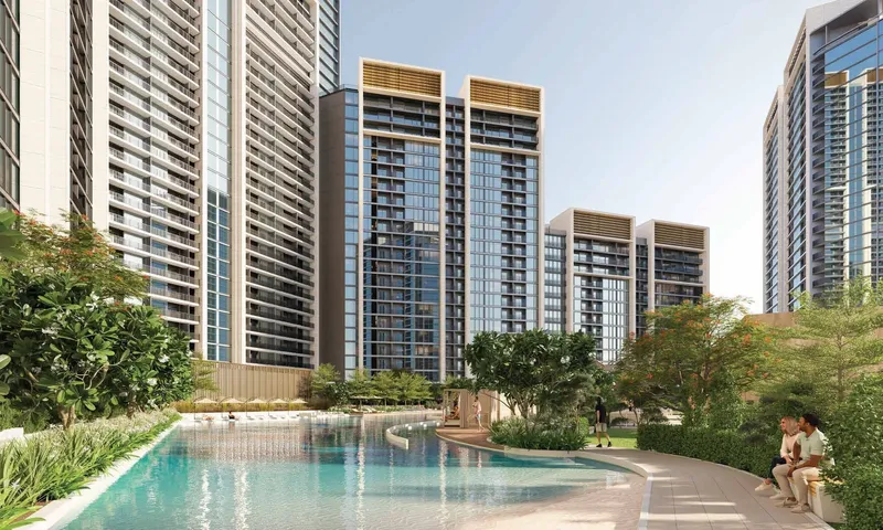 Exterior at Sobha Orbis in Dubai Motor City Dubai