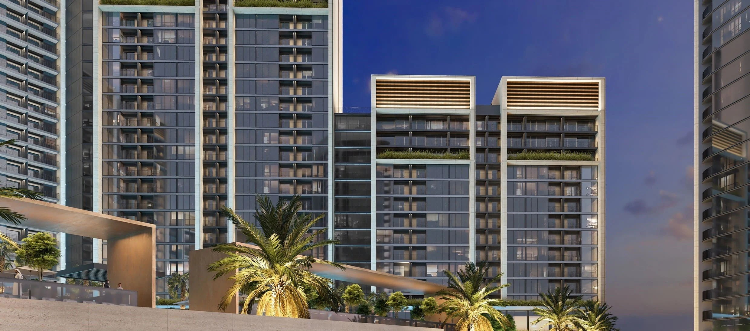 Exterior at Sobha Orbis in Dubai Motor City Dubai