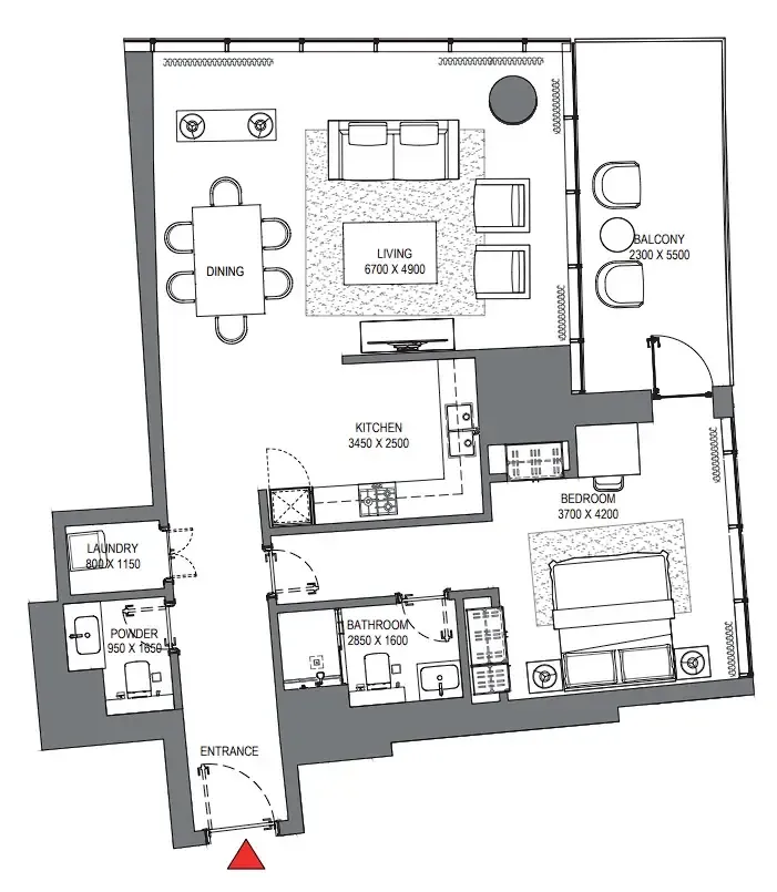 Sobha Sobha Seahaven floor plan