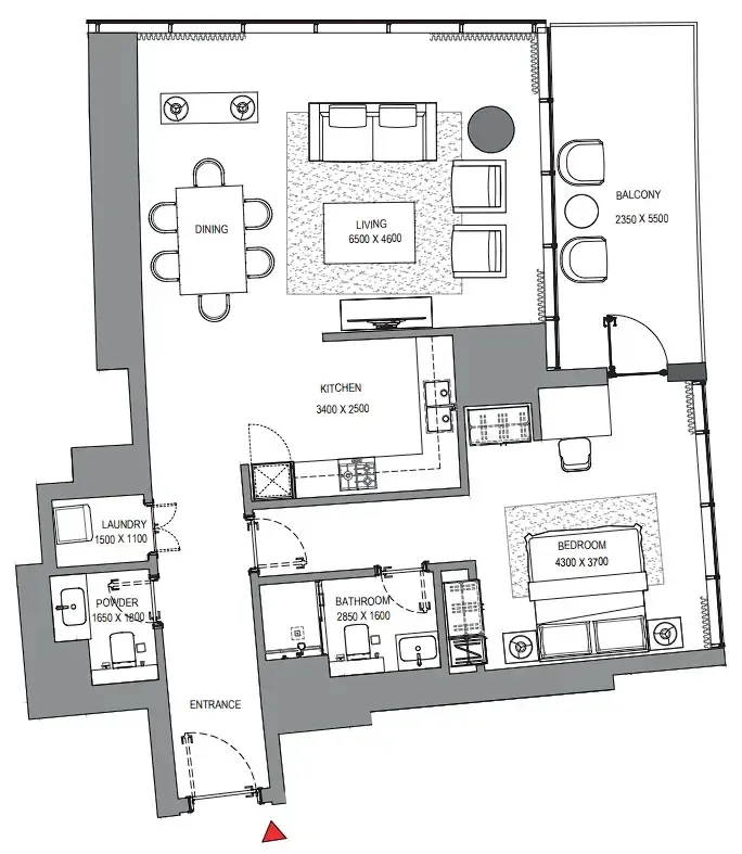 Sobha Sobha Seahaven floor plan