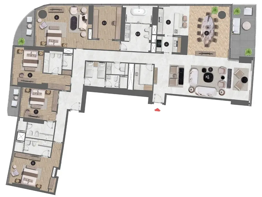 Sobha Sobha Seahaven floor plan