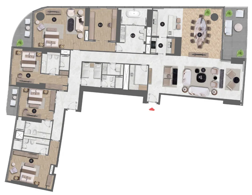 Sobha Sobha Seahaven floor plan