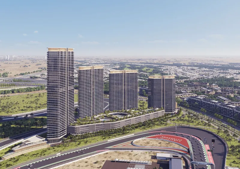 Exterior at Sobha Solis in Dubai Motor City Dubai