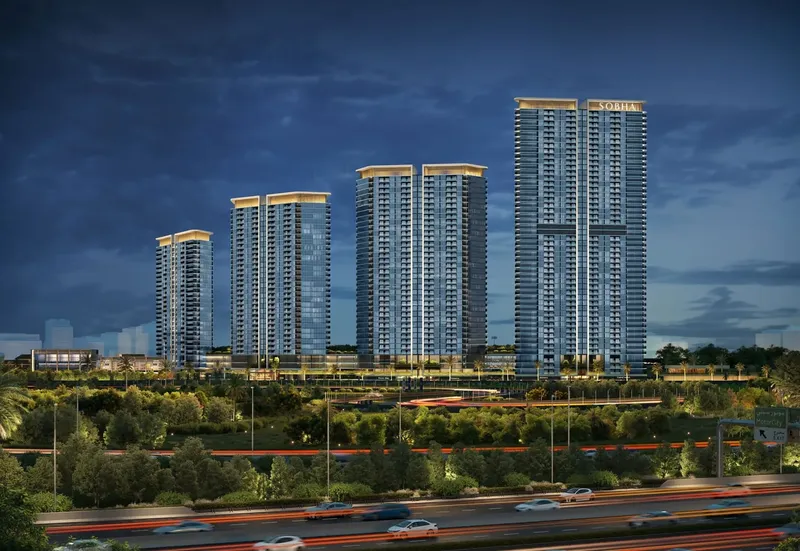 Exterior at Sobha Solis in Dubai Motor City Dubai