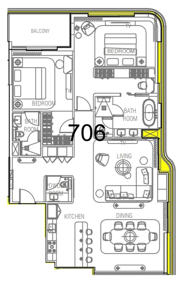Azha Properties Sofitel Residences floor plan