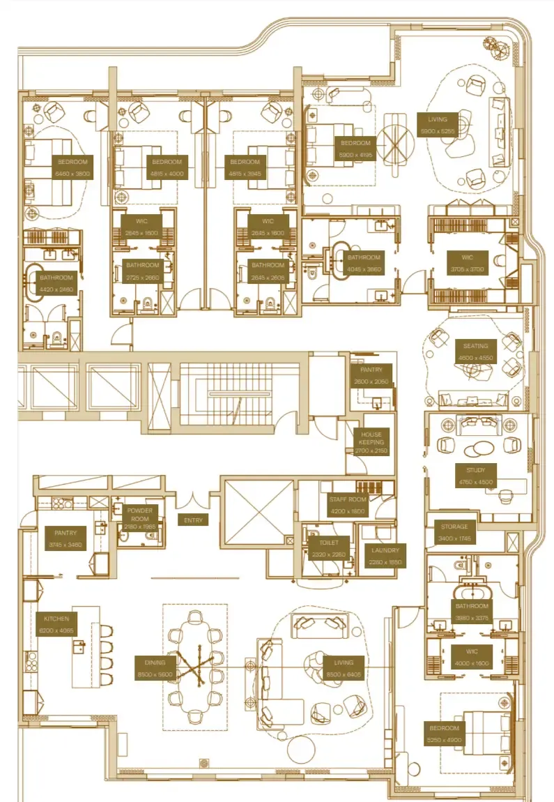 Azha Properties Sofitel Residences floor plan