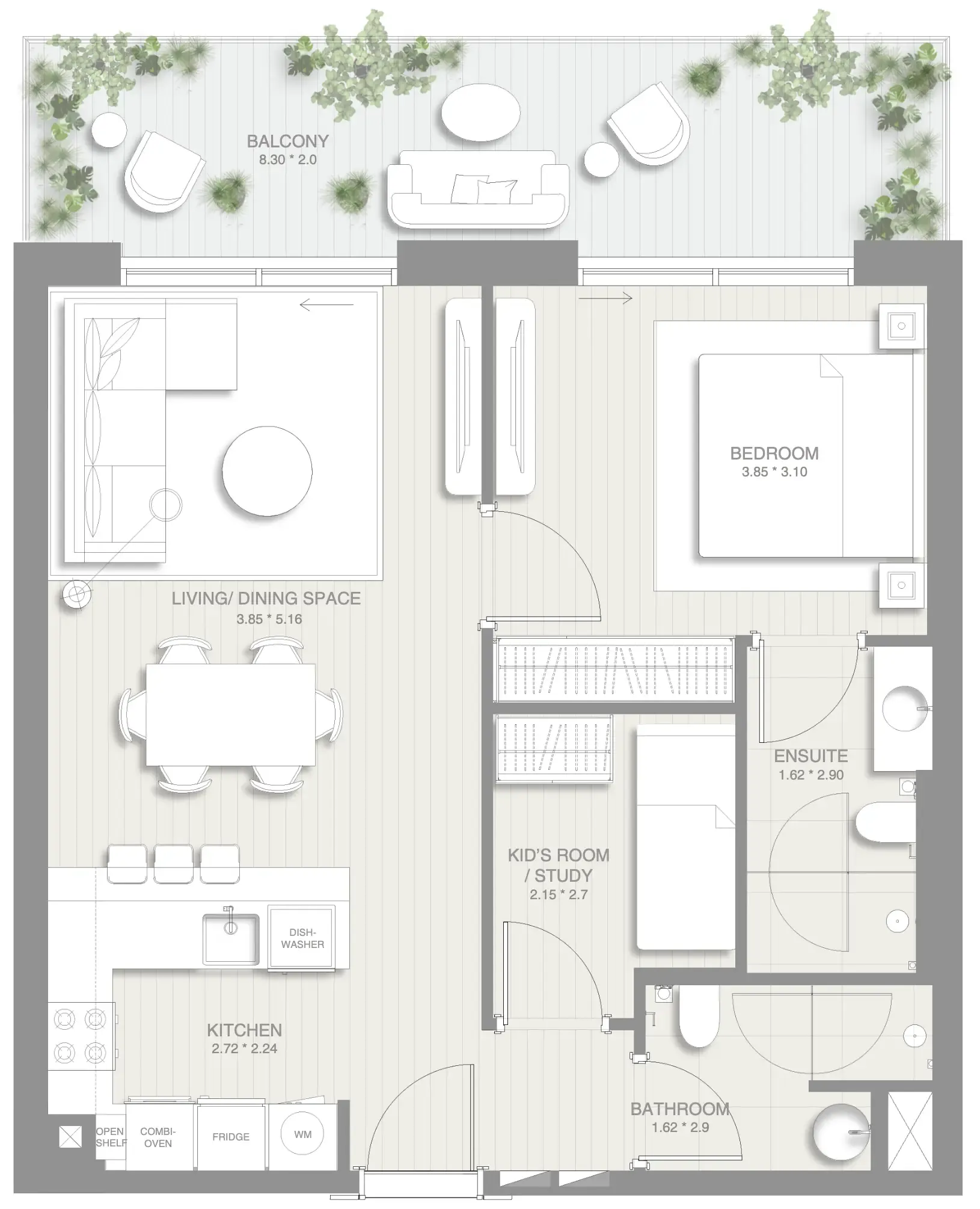 SOL Properties Sol Levante floor plan