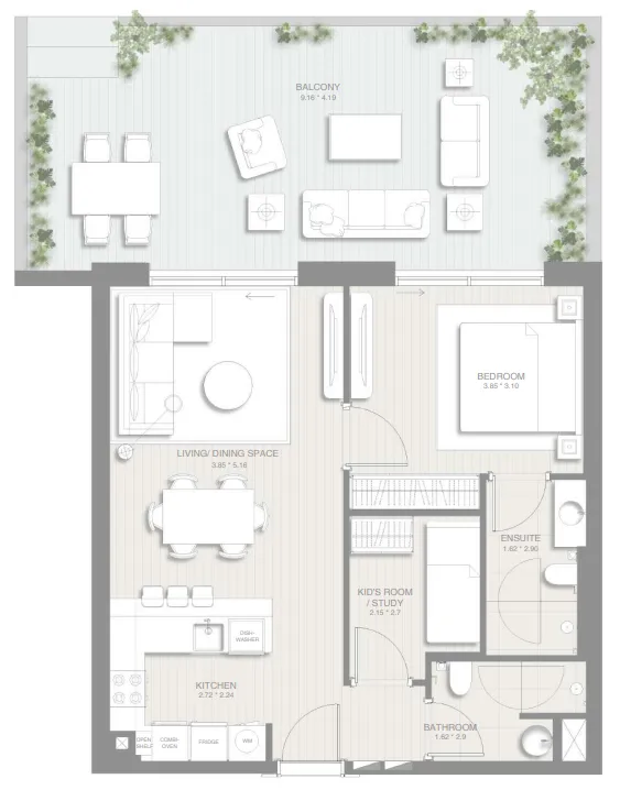 SOL Properties Sol Levante floor plan