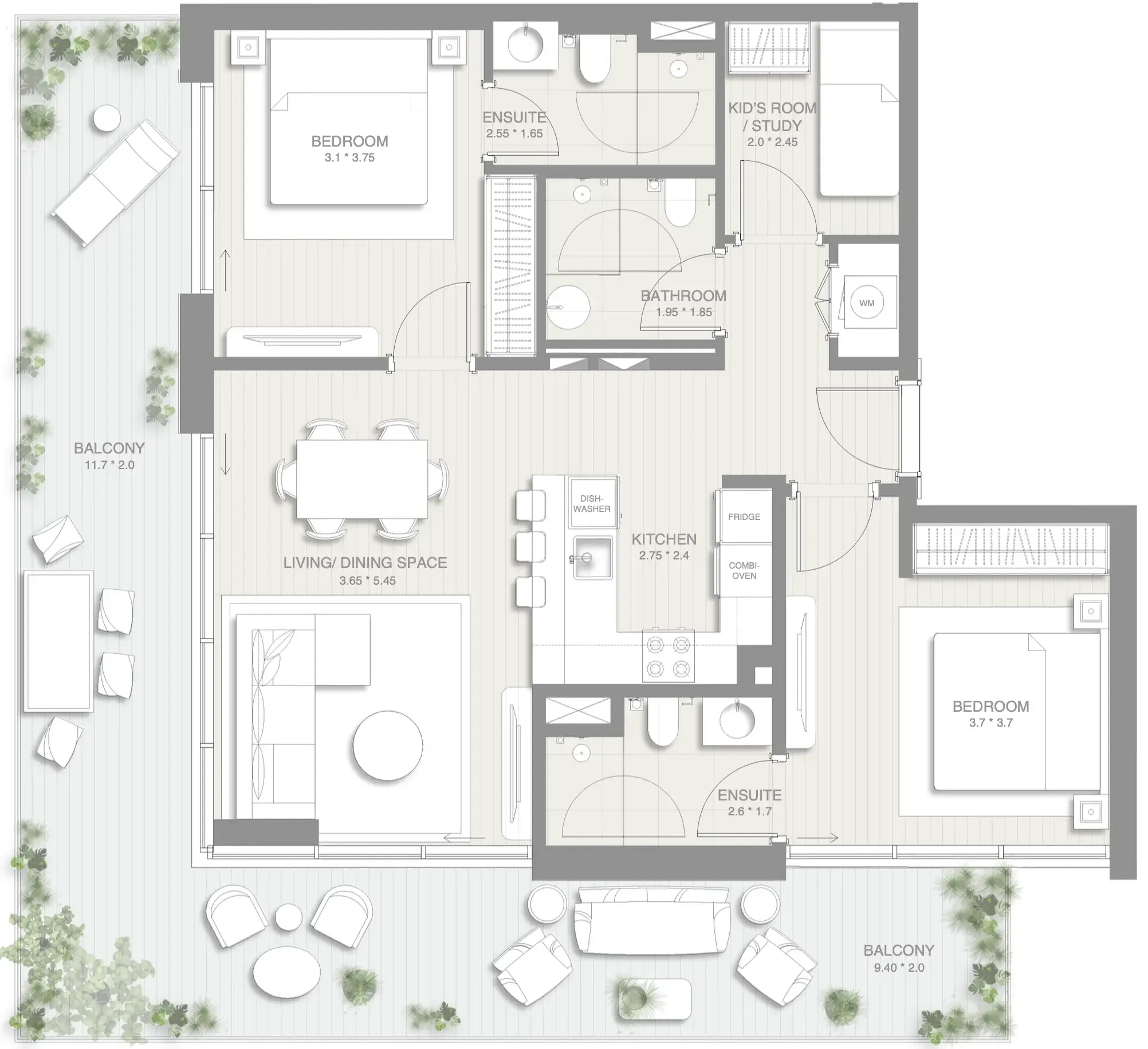 SOL Properties Sol Levante floor plan