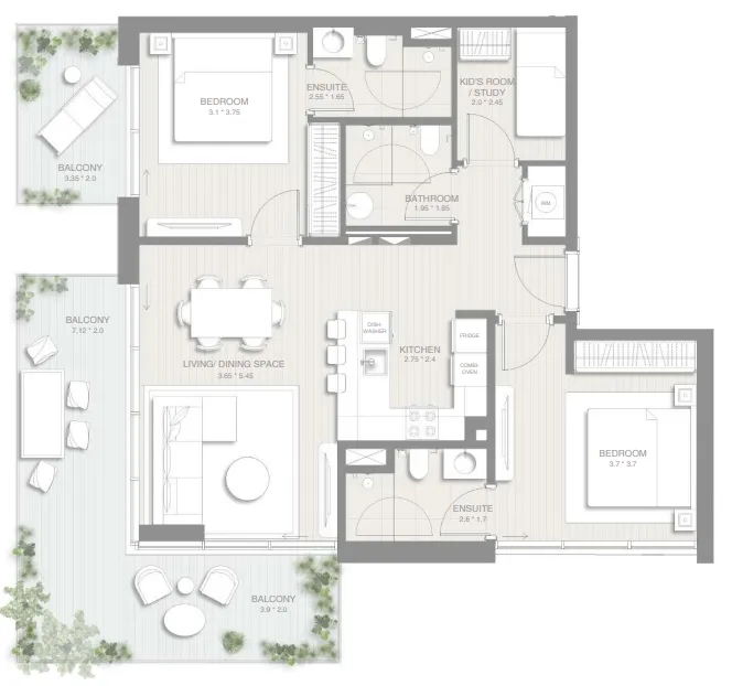 SOL Properties Sol Levante floor plan