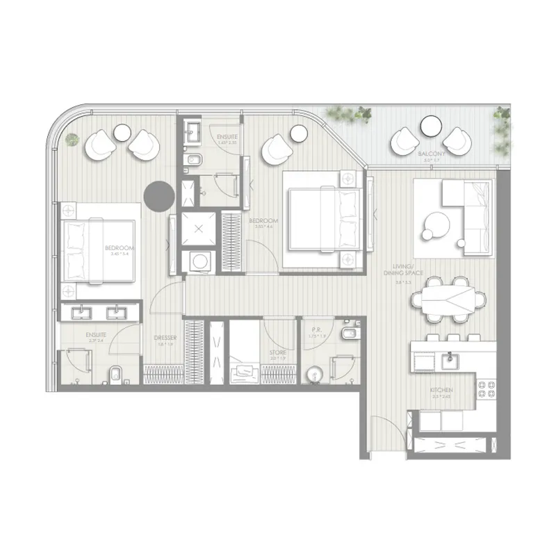 SOL Properties Sol Luxe floor plan