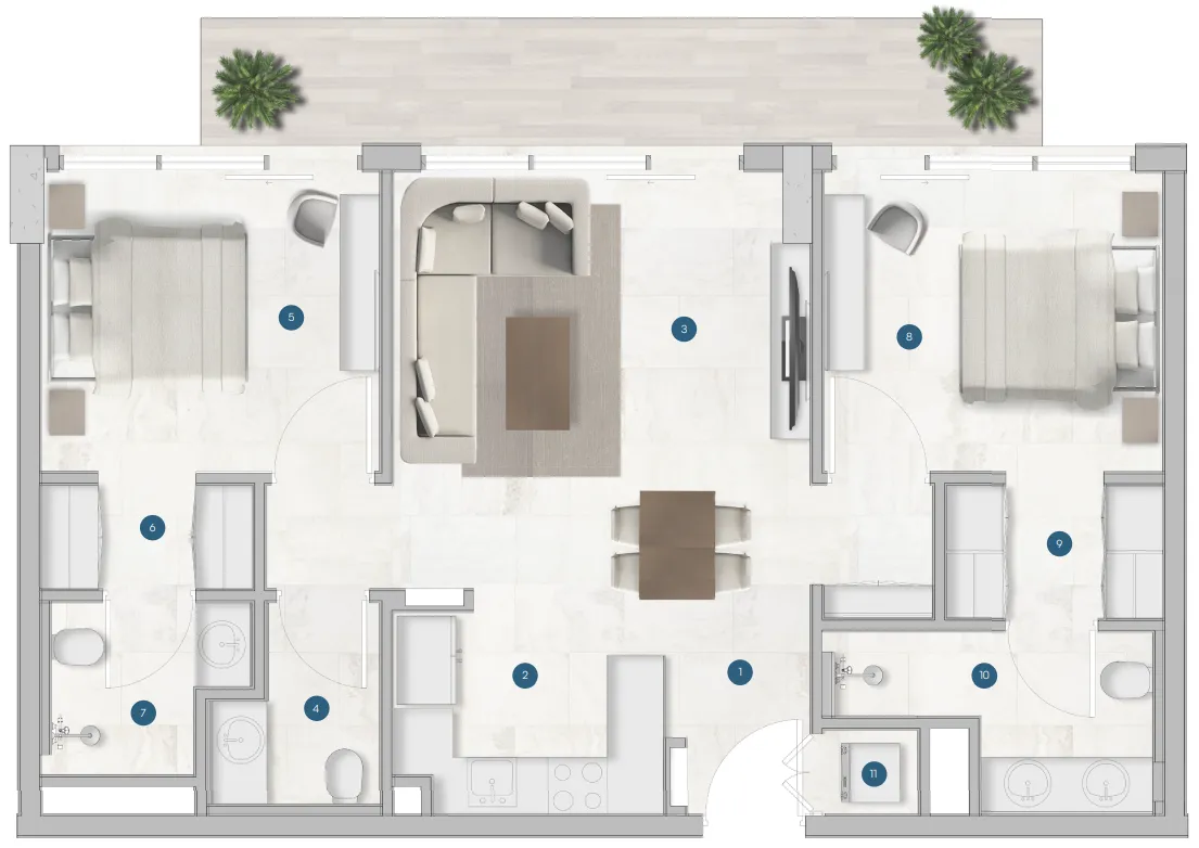 Centurion Sola Residences floor plan
