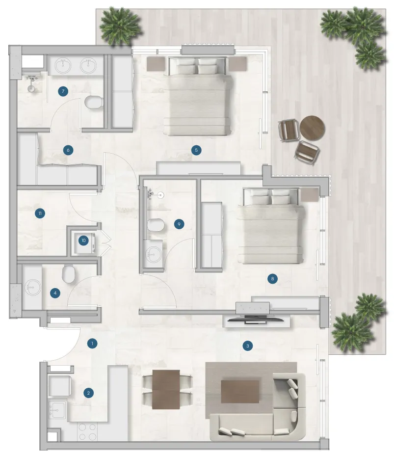 Centurion Sola Residences floor plan