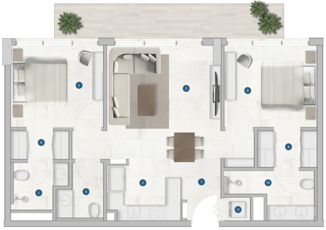 Centurion Sola Residences floor plan