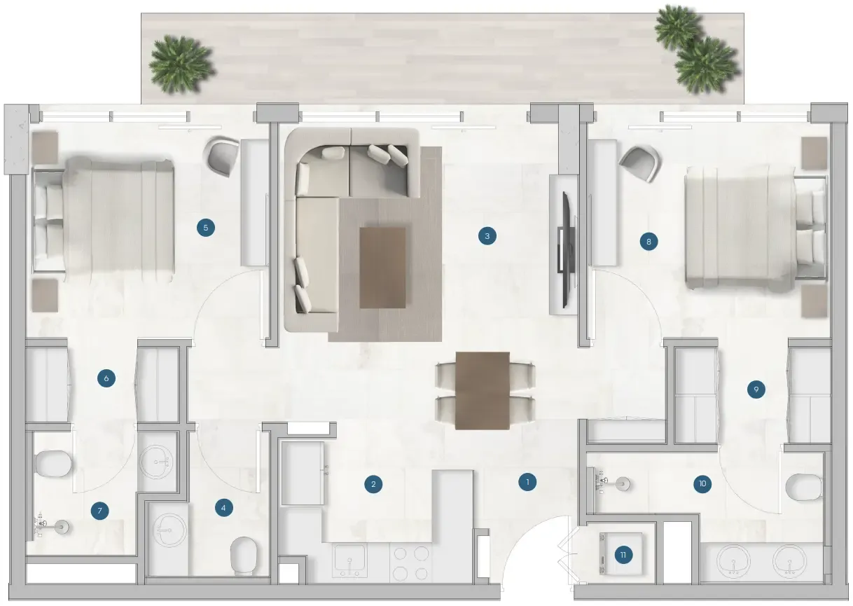 Centurion Sola Residences floor plan