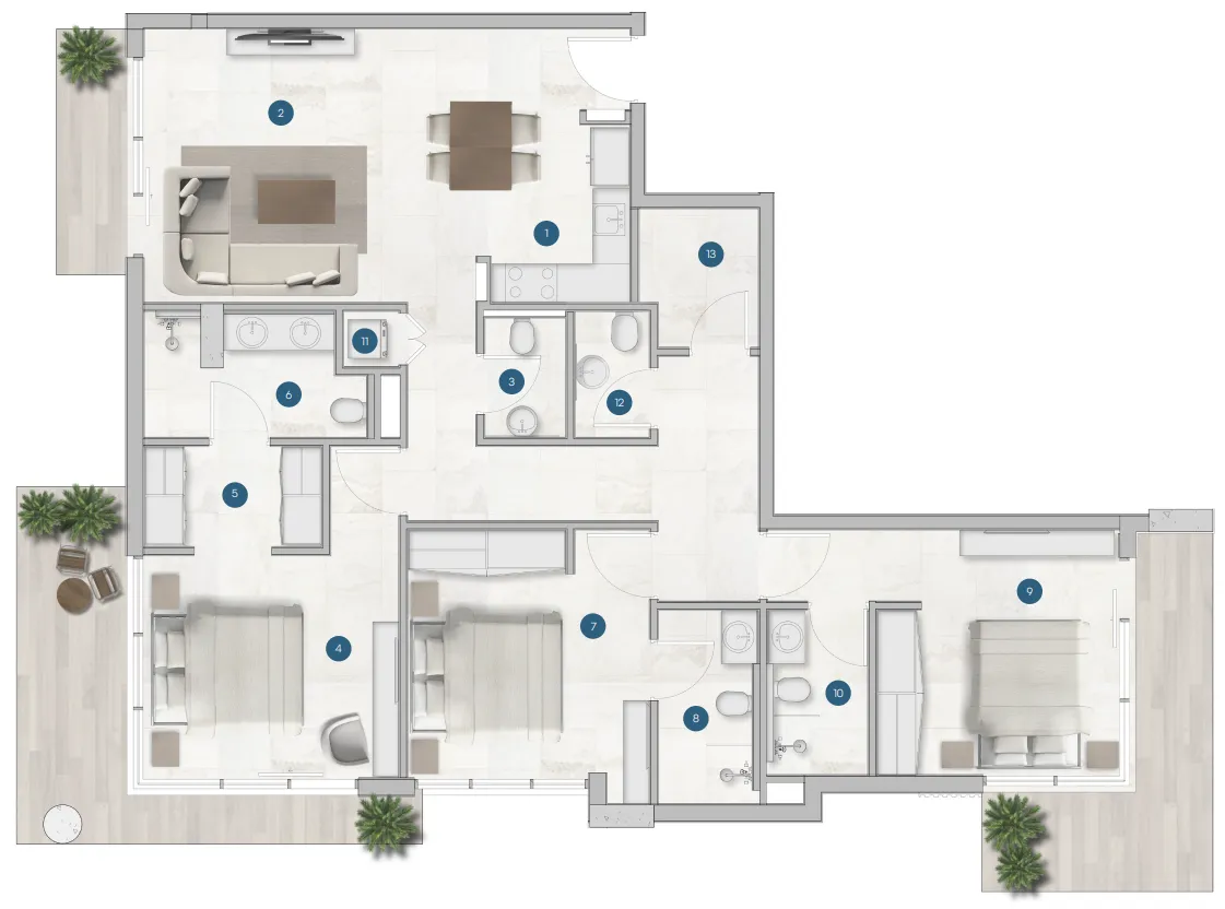 Centurion Sola Residences floor plan
