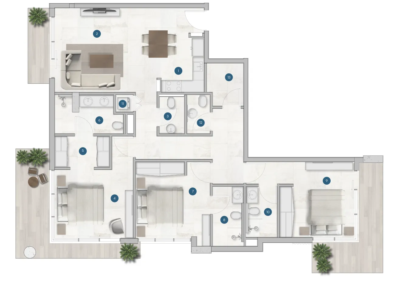 Centurion Sola Residences floor plan