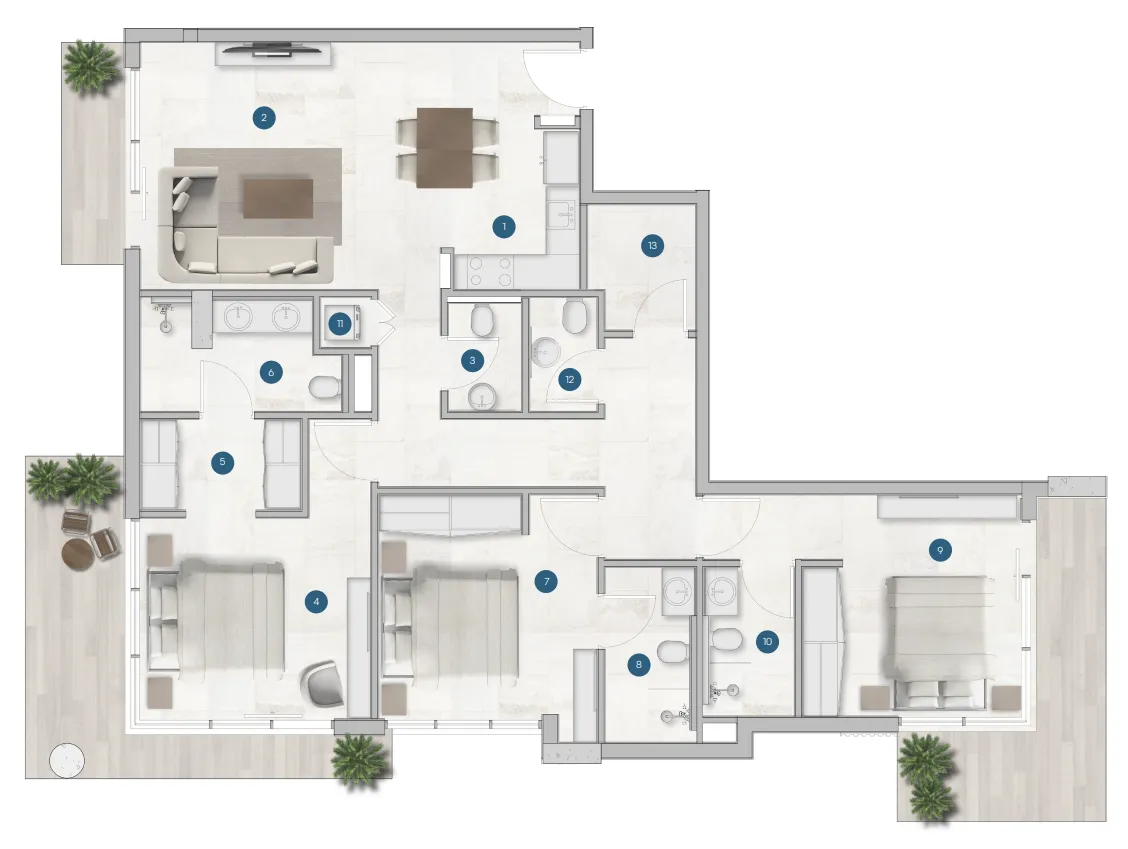 Centurion Sola Residences floor plan