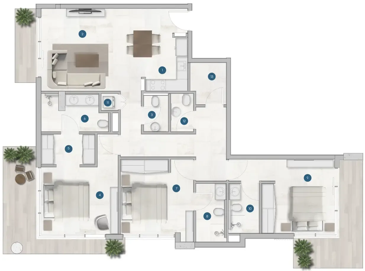 Centurion Sola Residences floor plan