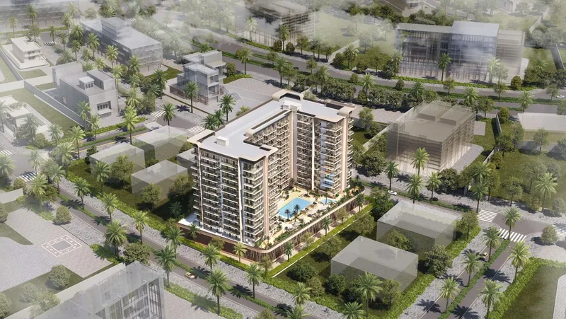 Exterior at Sola Residences in Jebel Ali Village Dubai
