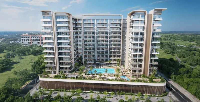 Exterior at Sola Residences in Jebel Ali Village Dubai