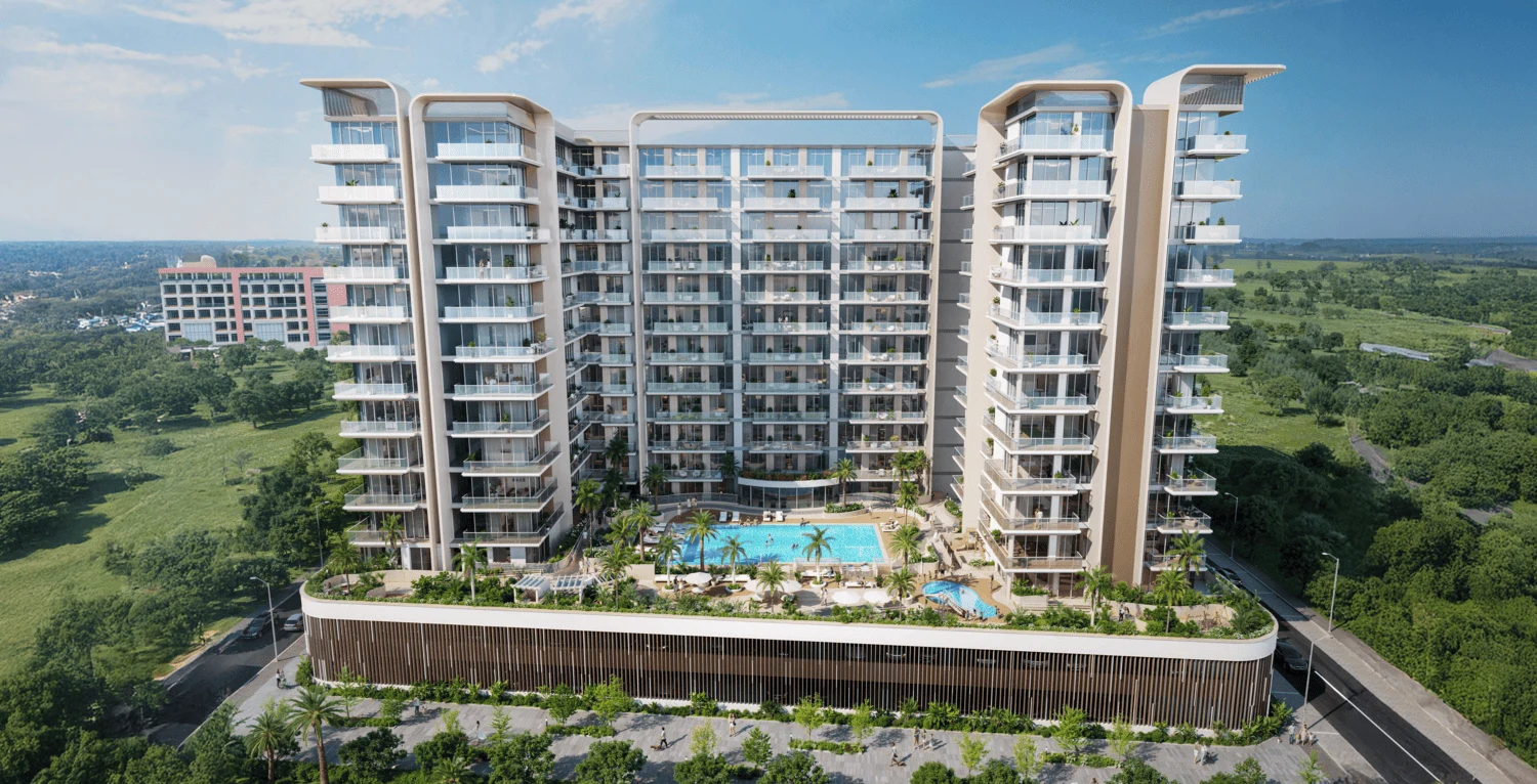 sola residences jebel ali village dubai project exterior Exterior at Sola Residences in Jebel Ali Village Dubai