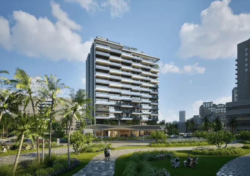 Exterior at Solanki One in Dubailand Residence Complex Dubai