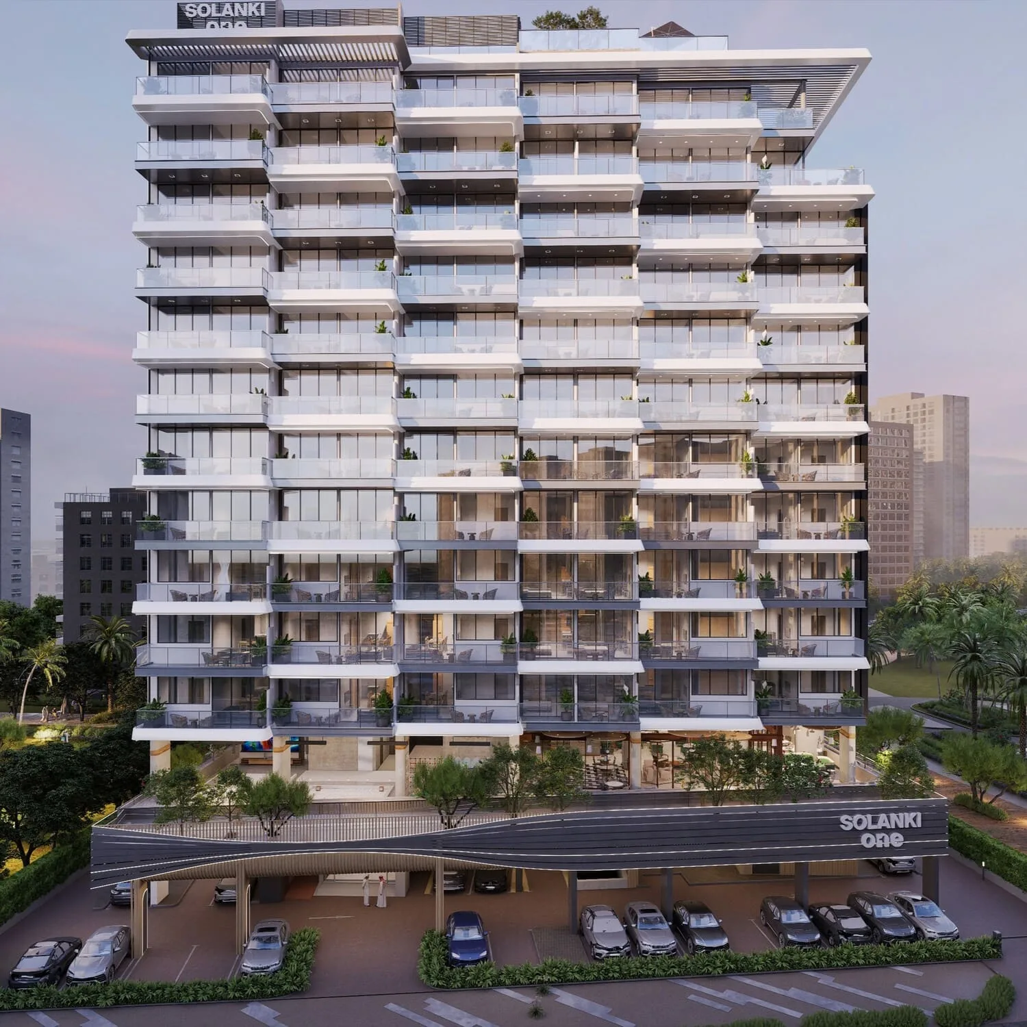 Exterior at Solanki One in Dubailand Residence Complex Dubai