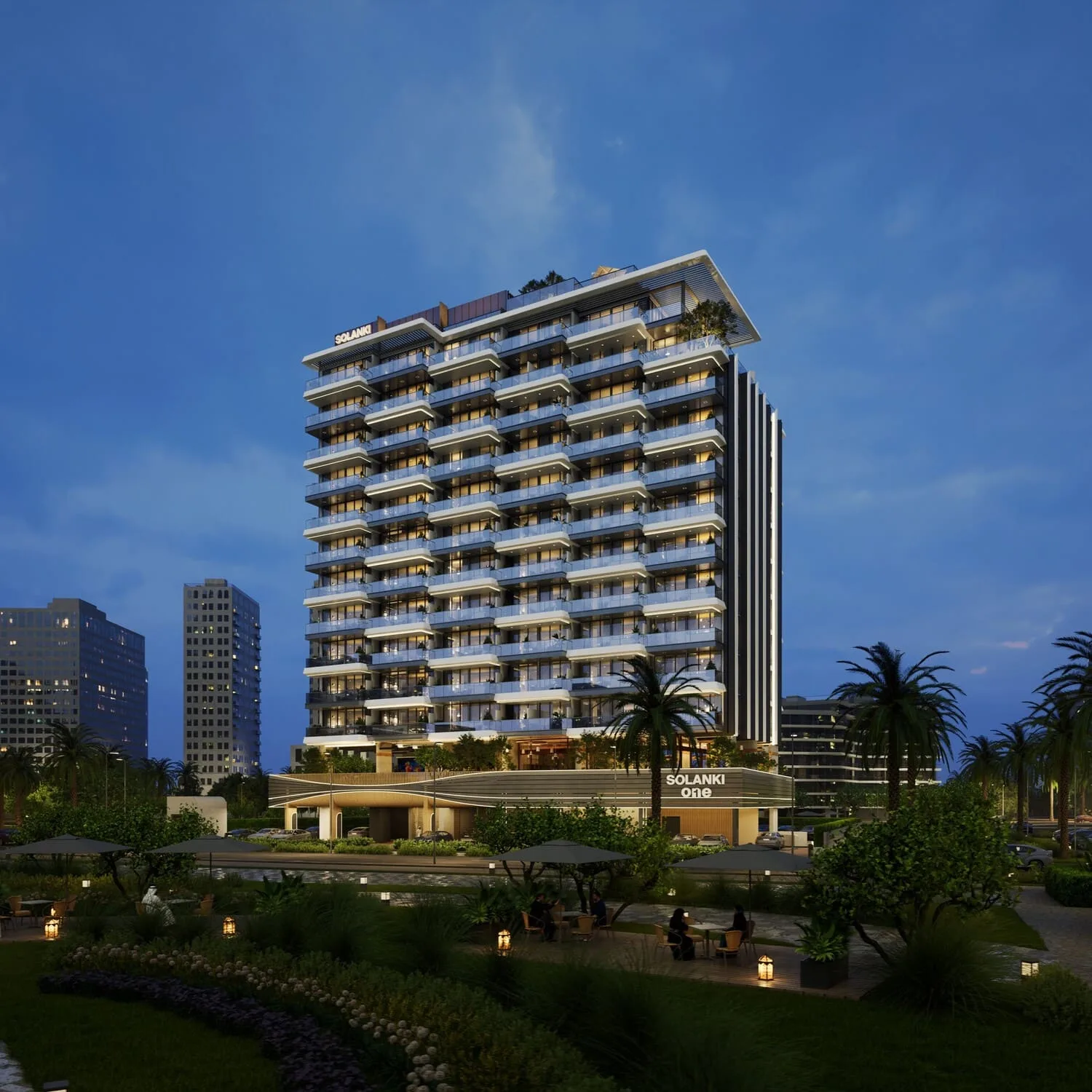 Exterior at Solanki One in Dubailand Residence Complex Dubai
