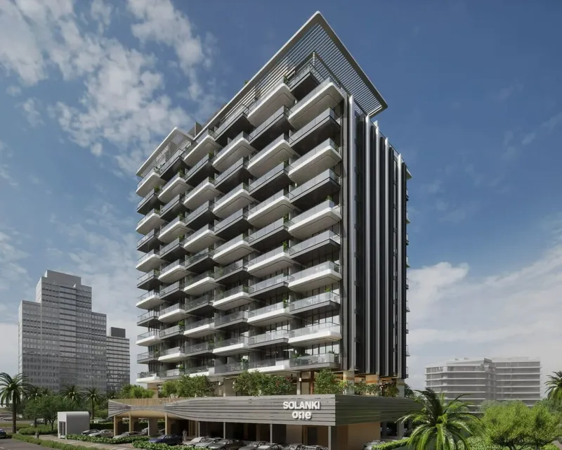 Exterior at Solanki One in Dubailand Residence Complex Dubai