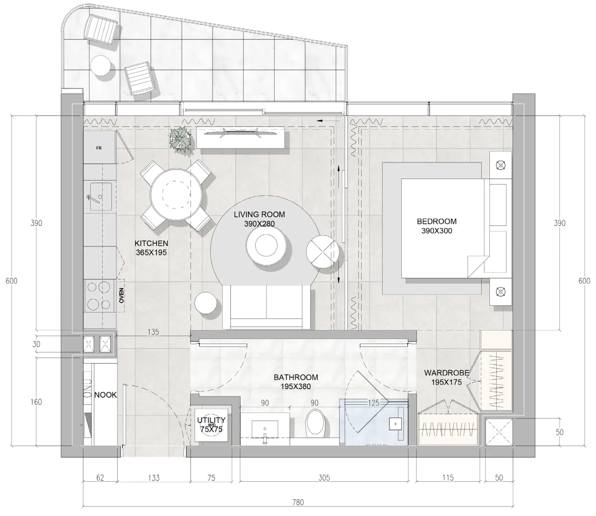 RAK Properties Solera Downtown Mina floor plan