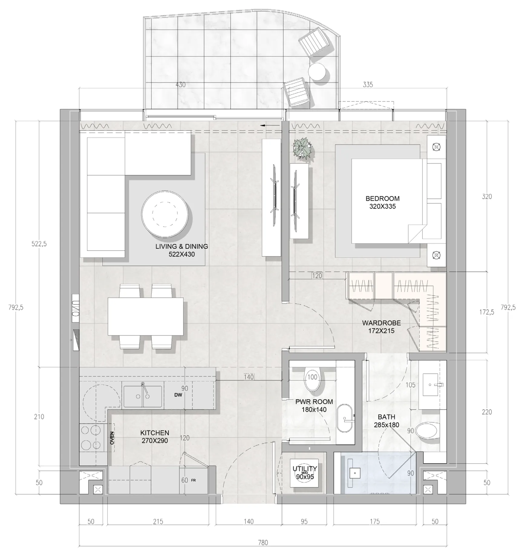 RAK Properties Solera Downtown Mina floor plan