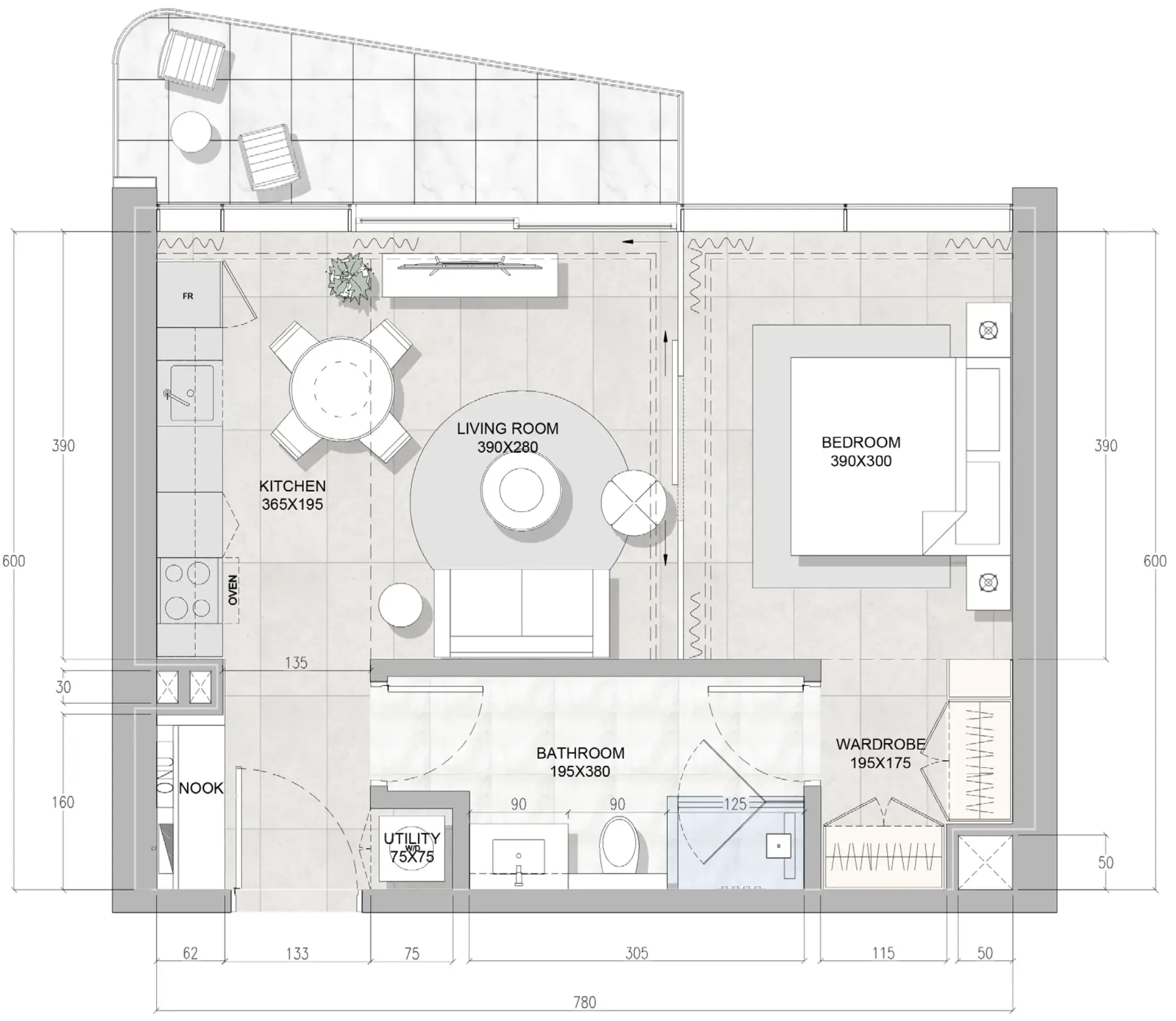 RAK Properties Solera Downtown Mina floor plan