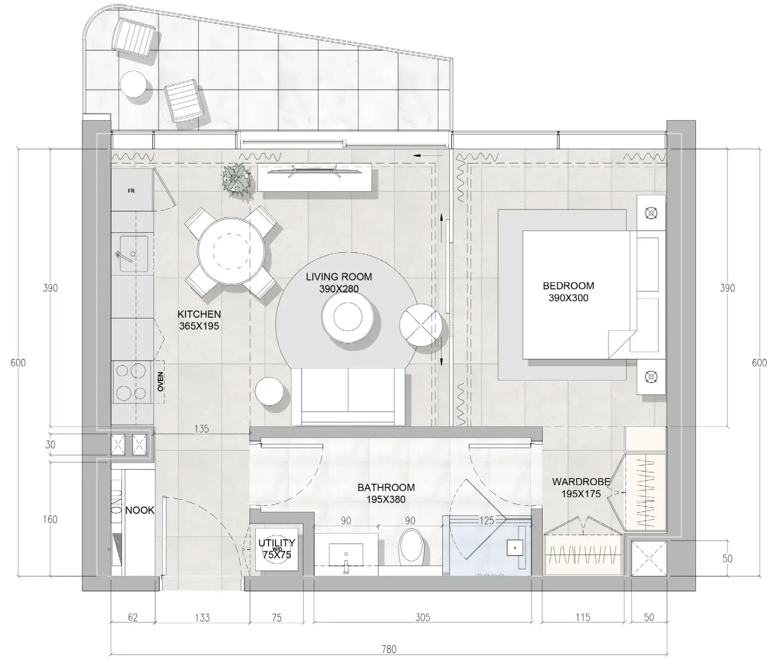 RAK Properties Solera Downtown Mina floor plan