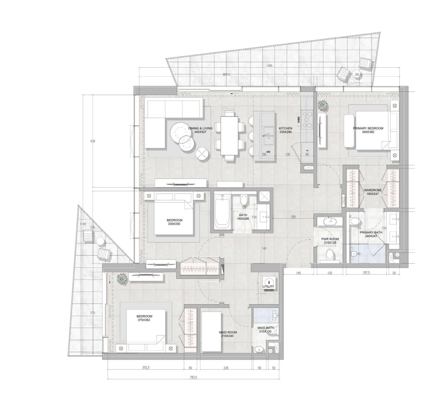 RAK Properties Solera Downtown Mina floor plan