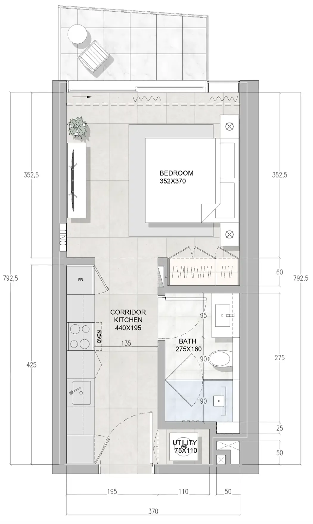 RAK Properties Solera Downtown Mina floor plan