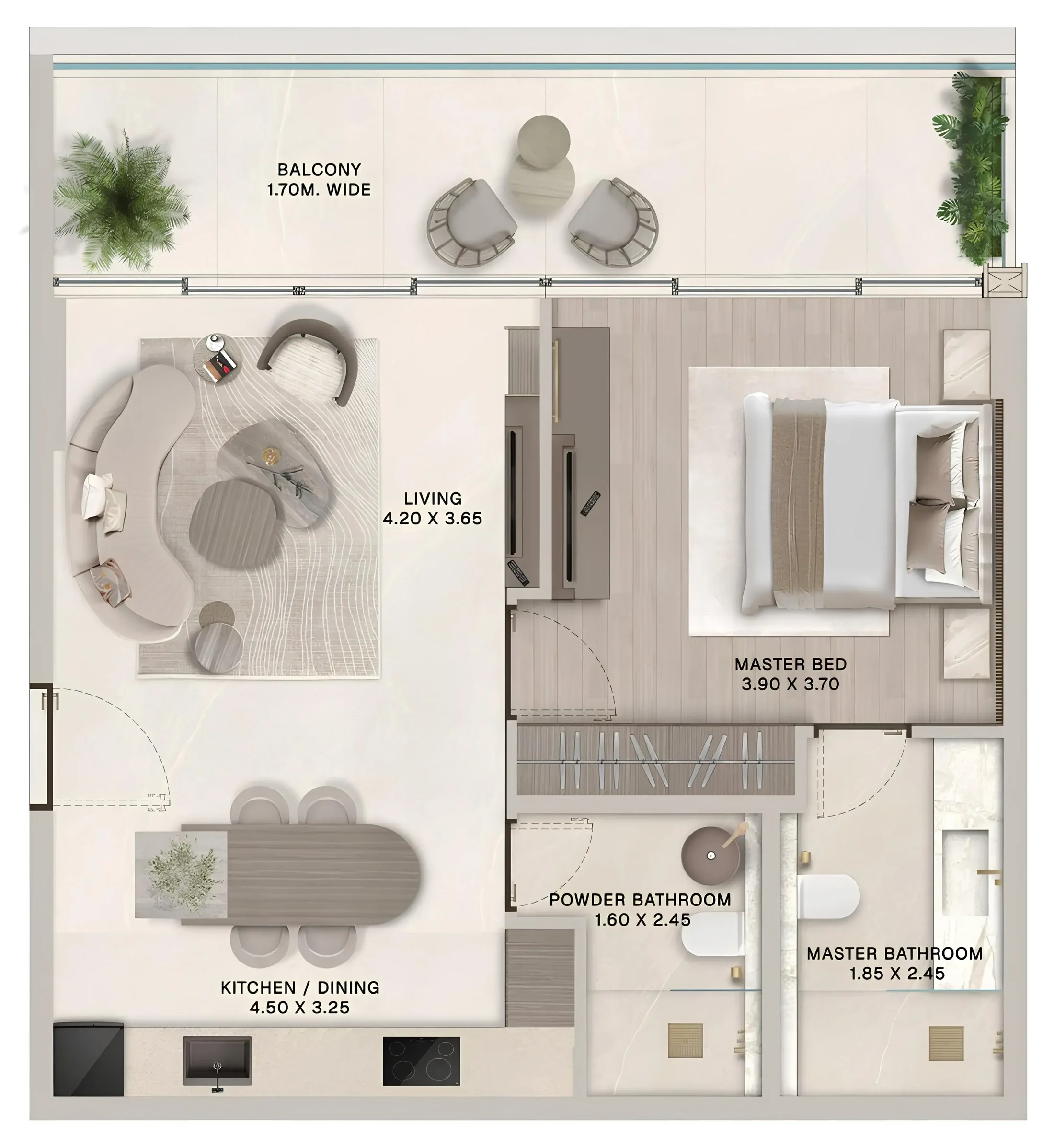 Al Huzaifa Properties Soléva Beach Residences floor plan