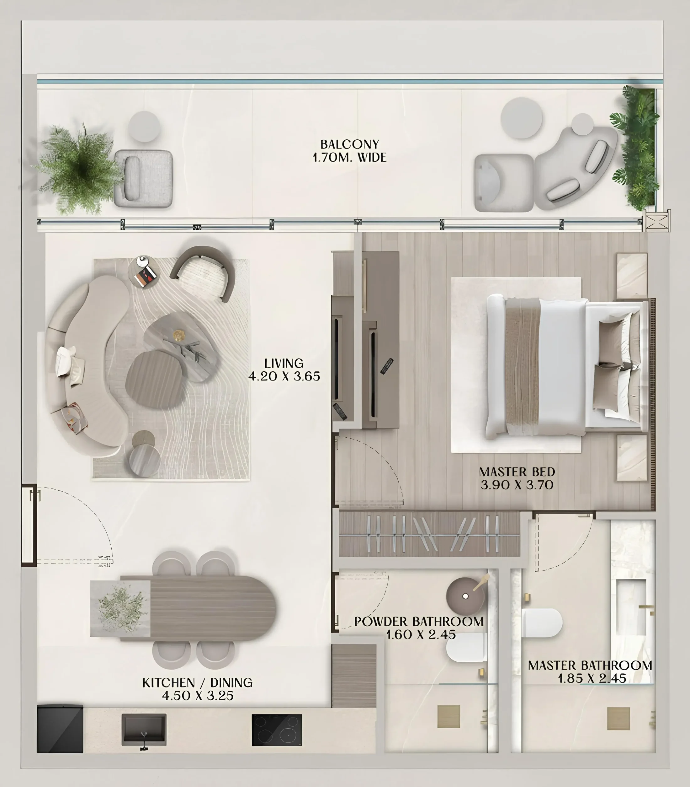 Al Huzaifa Properties Soléva Beach Residences floor plan
