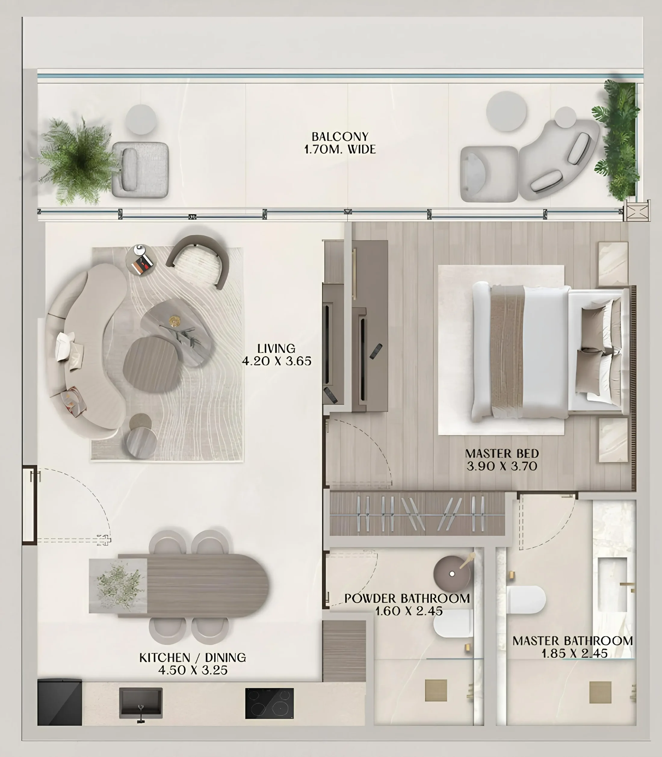 Al Huzaifa Properties Soléva Beach Residences floor plan